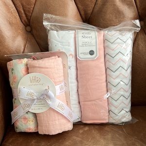 Crib sheets and blankets